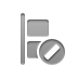 align,vertical,left,cancel icon