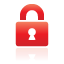 lock, red icon