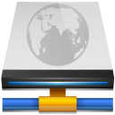 connected, disk, drive, hosting, internet, network icon