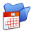 folder,blue,scheduled,task icon