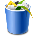 full, recycle bin, trash icon