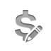 currency,sign,dollar,pencil icon