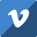 gloss, media, social, square, vimeo svg vector icon