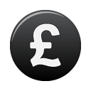 currency,black,pound,money,cash,coin icon