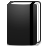 moleskine,black icon