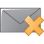 mail,delete,del,remove,envelop,message,email,letter icon