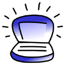 ibook,indigo icon