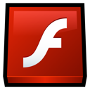 adobe, flash, player, red icon
