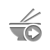 chopsticks,bowl,right icon
