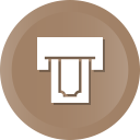 atm, cash, cashout, finance, payment, withdal svg vector icon