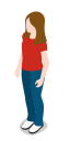child, female, girl, human, kid, people, playing svg vector icon