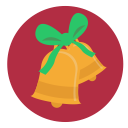 bells, christmas, ringing svg vector icon