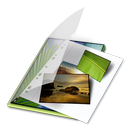mes, photos, vert icon