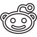 media, network, reddit, social svg vector icon