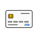 atm card, credit card, debit card, visa svg vector icon | free icons