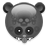 deathbear,grey icon
