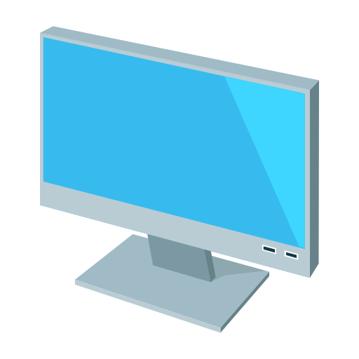 Monitor svg vector icon