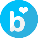 blog, bloglovin, blue, circle, social svg vector icon