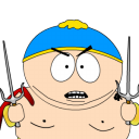 cartman,ninja,zoomed icon