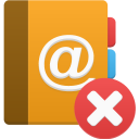 addressbook,delete icon