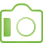 basic, camera, green icon