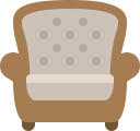 armchair, chair, household, swing svg vector icon