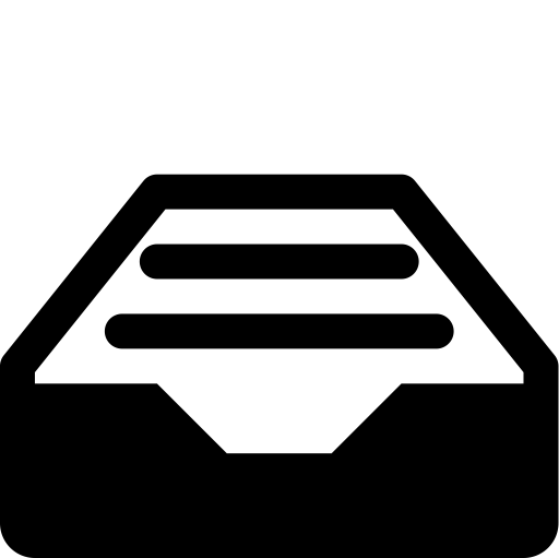 Drawer svg vector icon