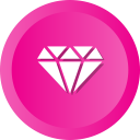 brilliant, diamond, gem, gemstone, jewel, premium, rhinestone svg vector icon