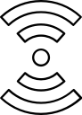 connected, connection, device, hotspot, interact svg vector icon
