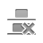 distribute,vertica,bottom,cross icon