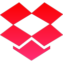 dropbox, media, social svg vector icon