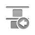 distribute,vertical,top,left icon
