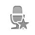 radio,microphone,star icon