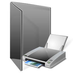 printer,folder,print icon