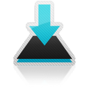 download,program,descending,fall,decrease,down,descend icon