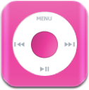 music, nano, pink icon