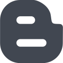 blogger svg vector icon