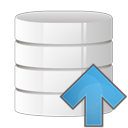 arrow, database, up icon