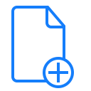 add, document svg vector icon