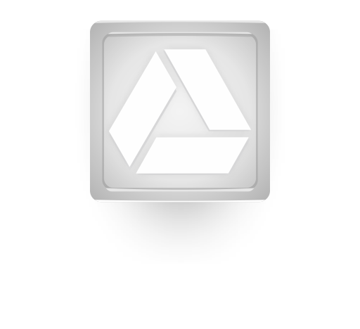 google,drive,light,gray,glow icon