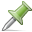 location, pin, push icon