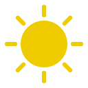 day, forecast, sun, sunny, weather svg vector icon