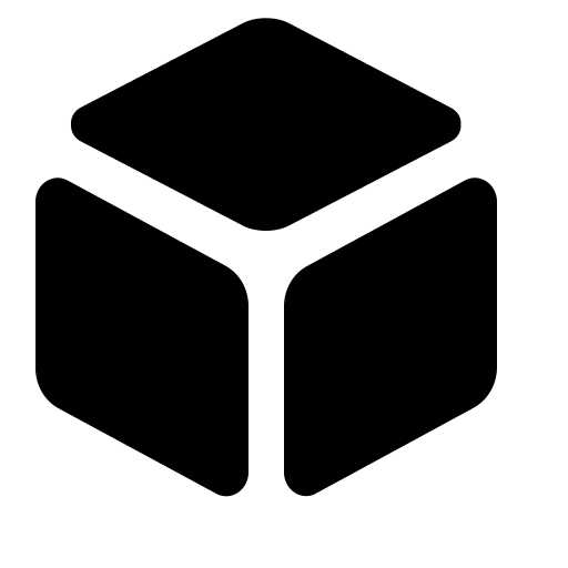 Cube Solid Cube svg vector icon