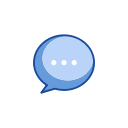 chat, comment, inbox, message svg vector icon