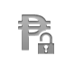 currency,sign,peso,lock,open icon