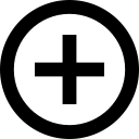 add, circle svg vector icon