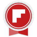flipboard, ribbon, social icon