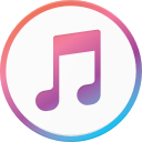 itunes, logo, media, social svg vector icon