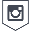 instagram, logo, media, social svg vector icon
