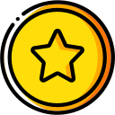 audio, media, media player, music, star, video player svg vector icon